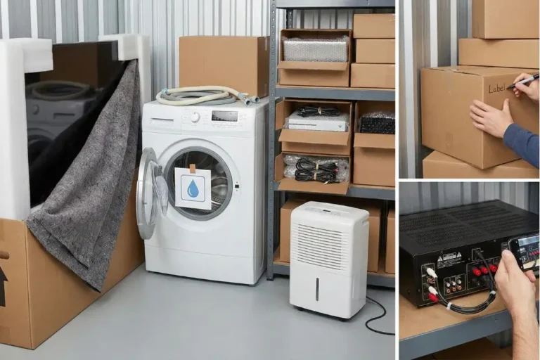 ¿Cómo guardar electrónica y electrodomésticos en un trastero Guía para el embalaje y la desconexión segura